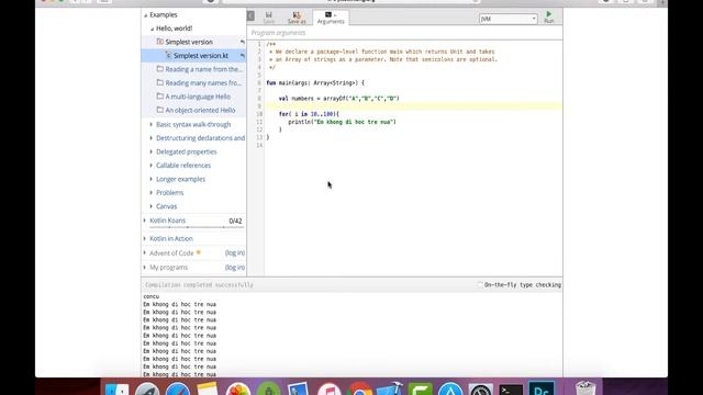 Bai 10 Range vs For trong Kotlin смотреть онлайн