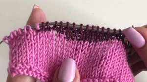 Укороченные ряды спицами способ обернуть и повернуть
