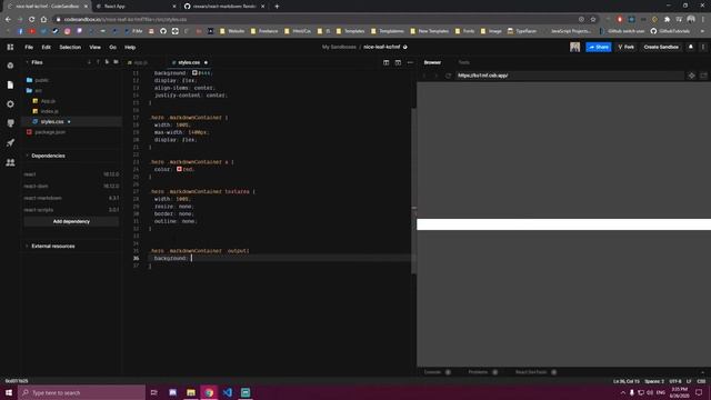 Markdown App React смотреть онлайн