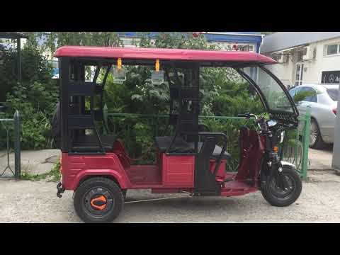 Многоместный электротрицикл РИКША от Rutrike. смотреть онлайн