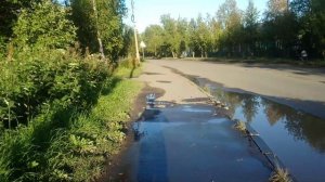 Обзор Города Кеми, центр города Кеми, обзор улиц, домов и...