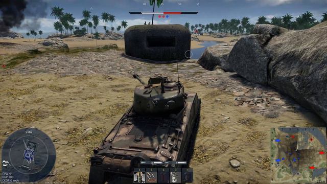 War Thunder На Шермане проба 4К запись смотреть онлайн