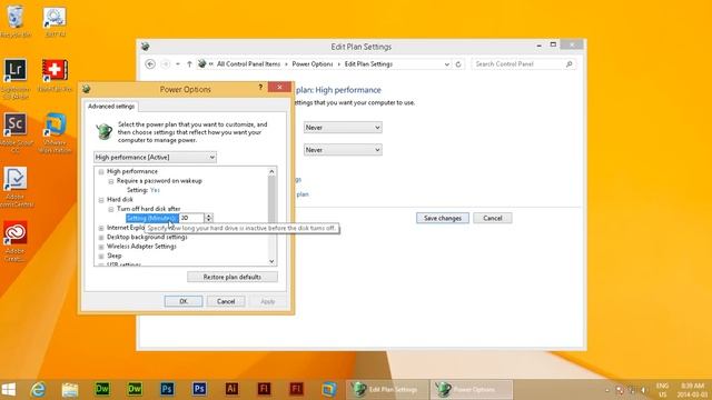 Windows 8.1 - Stop Automatic Shut-Down, Sleep or Hibernate - Advanced Power Options and Settings смотреть онлайн