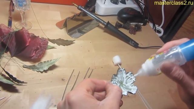 Как сделать коробочку мака (Цветы из ткани) смотреть онлайн