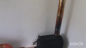 Устанавливаем "буржуйку".