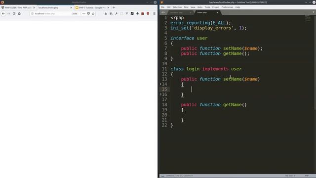 PHP 7 OOP: Interfaces | OOP PHP 7 Tutorial No. 9 смотреть онлайн