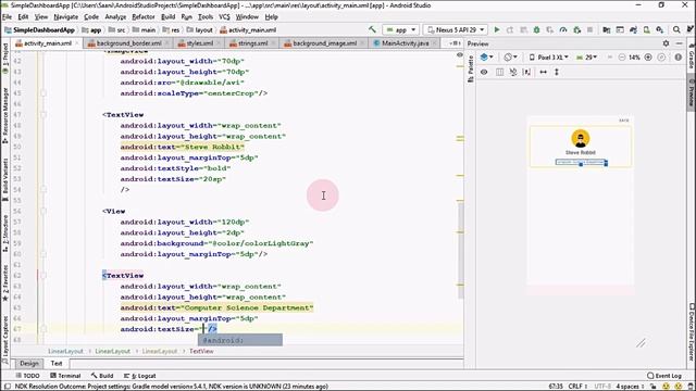 Student App Dashboard Android UI Design | XML UI Design | Android Material Design смотреть онлайн