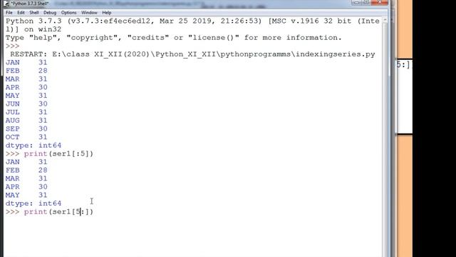 Slicing on Series || XII || Informatics Practices || Python Pandas смотреть онлайн