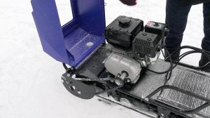 Мотобуксировщик Дельта 8 л. с., трансмиссия - редуктор с автоматическим сцеплением.