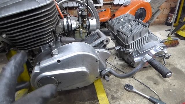 Контрольный пуск двигателя ИЖ ПС после ремонта смотреть онлайн