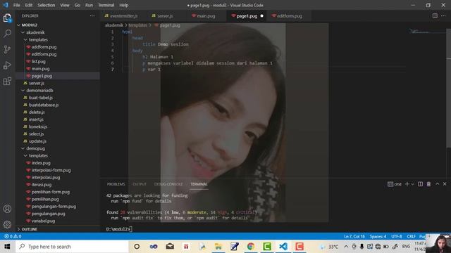 #50.Session dengan Node.js смотреть онлайн