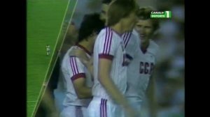 ЧМ-1982. СССР - Бельгия 1:0. Гол и прекрасный пас Ю.Гаврилова!