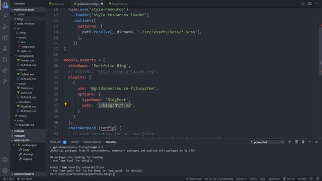 Creating Routes for Blog Posts - Static Website w/ Blog Using Vue JS & Gridsome [#6] смотреть онлайн