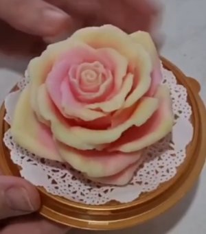 РОЗА ИЗ МЫЛА. МАСТЕР КЛАСС.