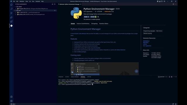 One Click Activate Python Virtual Environment (venv) in VSCode смотреть онлайн