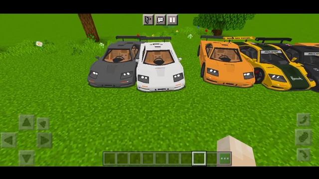 SUPER CARS mod for Minecraft pe. realistic car addon for Minecraft 1.18+ смотреть онлайн