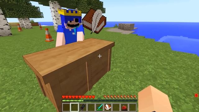 СИНИЙ РАДУЖНЫЙ ДРУГ СТАЛ ЧЕЛОВЕКОМ В МАЙНКРАФТ 100% ТРОЛЛИНГ МУЛЬТИК RAINBOW FRIENDS смотреть онлайн