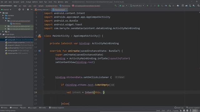 How to use Intent to Pass Data between Activities? смотреть онлайн