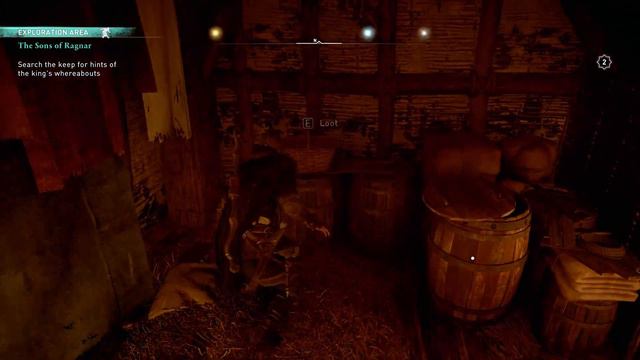 Search the keep for hints of the king whereabouts Assassin's Creed Valhalla The Sons of Ragnar смотреть онлайн