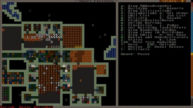 Dwarf Fortress 2012 - 07 - Тяжелая промышленность и алкокризис смотреть онлайн