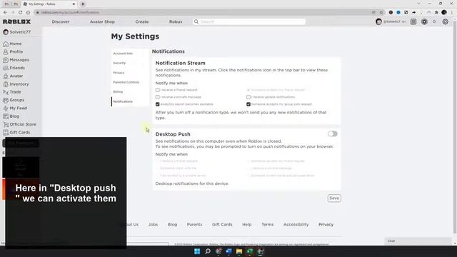 ? How to ENABLE ROBLOX PUSH NOTIFICATIONS ✔️✔️ смотреть онлайн