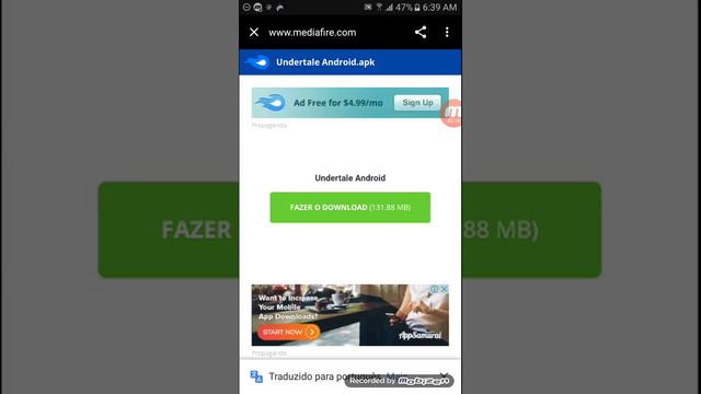 COMO ABAIXAR UNDERTALE PARA ANDROID смотреть онлайн