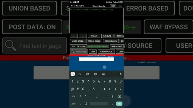 SQL Injection Post Data In Android With Hackbar смотреть онлайн