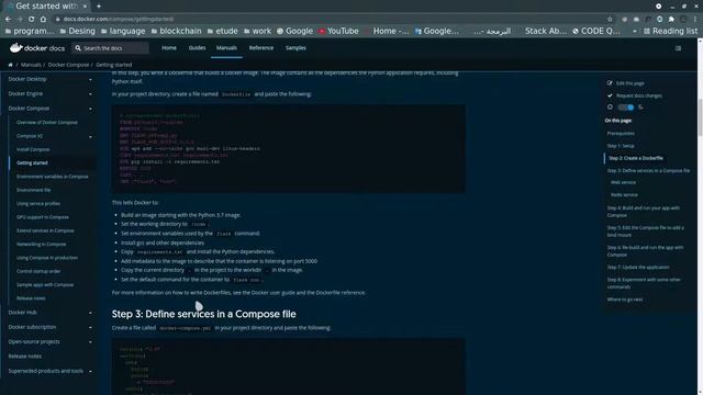 #39 - الشرح العملي لـ docker compose الجزء الأول смотреть онлайн