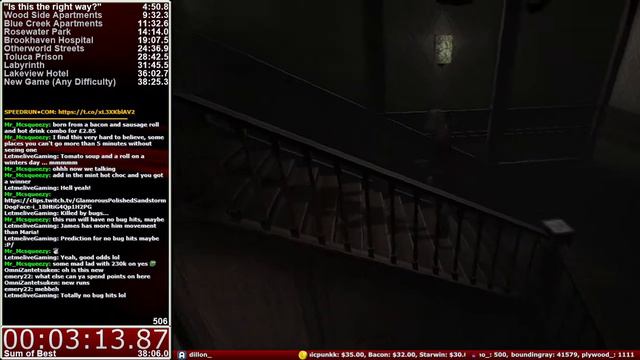 [PC] Silent Hill 2 (Born From a Wish (Hard) Speedrun) - 5:47 (Stream) смотреть онлайн