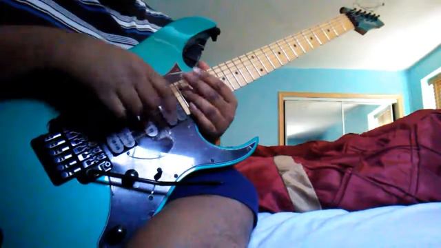 Playing with fingers ,da love of playing, ibanez M450 смотреть онлайн