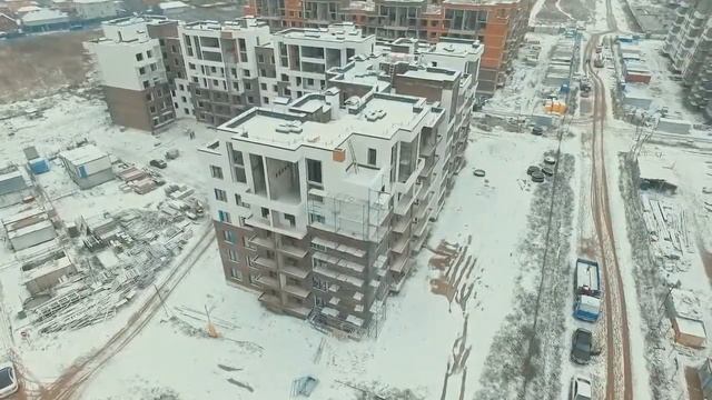 Аэросъемка. ЖК "Императорские Мытищи" смотреть онлайн