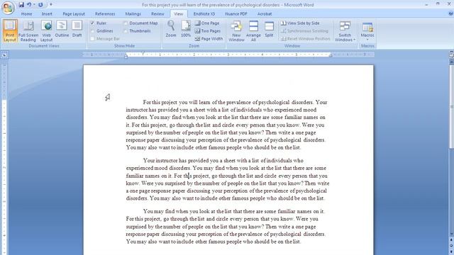 APA Format for Microsoft Word: Margins смотреть онлайн