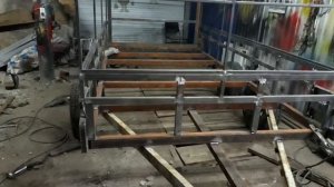 самодельный  легковой прицеп