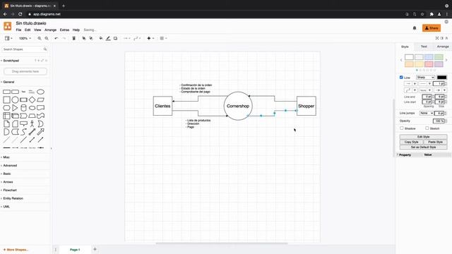 Diagrama de contexto en Draw.io смотреть онлайн