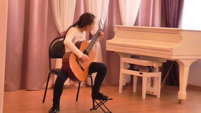 Мелеусова Арина В Вильгельми Вар на тему укр н п Ехал казак за Дунай смотреть онлайн