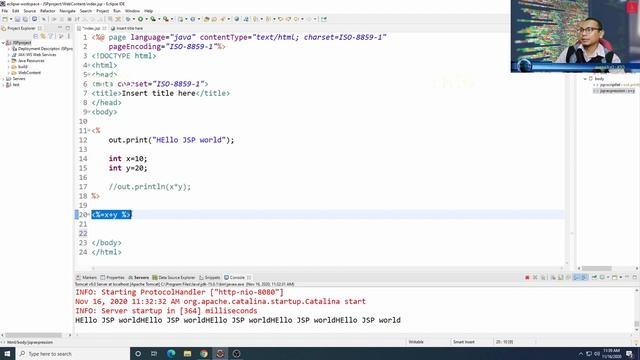 JSP Tutorial: Basic Java Server Page смотреть онлайн