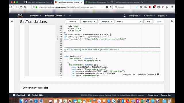 Alexa Custom Skill: Fetch data from webservice смотреть онлайн