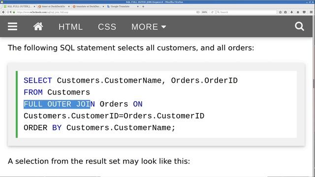تعلم SQL كل يوم لمدة 5 دقائق: SQL FULL OUTER JOIN смотреть онлайн