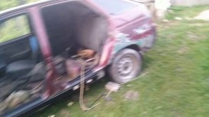 ваз 2112 гнилой некуда варю порог  полуавтоматом и порошковой провалкой