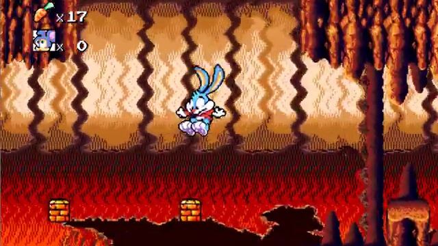 Игры Sega.Tiny Toon Adventures (yDot) часть 5 - Лавовый подъем смотреть онлайн