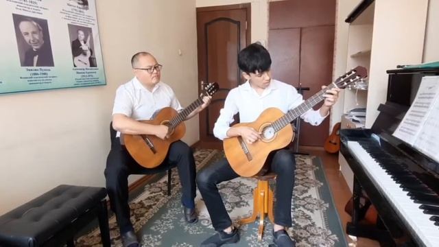 Азиз Игра на гитаре Лёгкая музыка смотреть онлайн