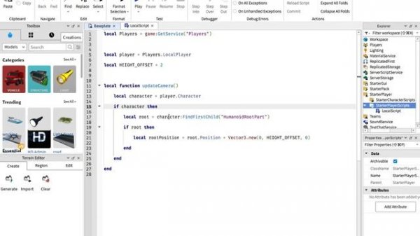 GET HUMANOIDROOTPART CASSC WALKTHROUGH PART 3 2023 ROBLOX STUDIO LUA SCRIPTING TUTORIAL [WORKING]