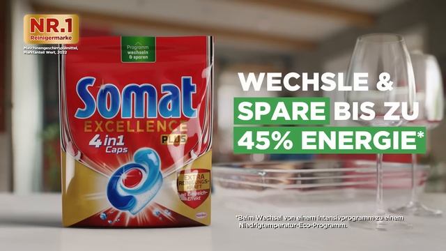 Sauberes Geschirr und Energie sparen? Entdecke Somat Excellence Plus! смотреть онлайн