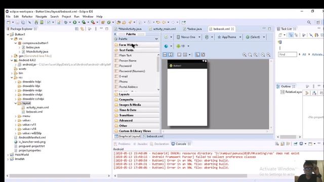 Cara Membuat Button (Pindah Activity) смотреть онлайн