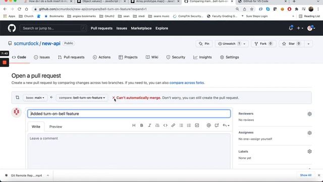 Distributed Version Control - merging and managing conflicts смотреть онлайн