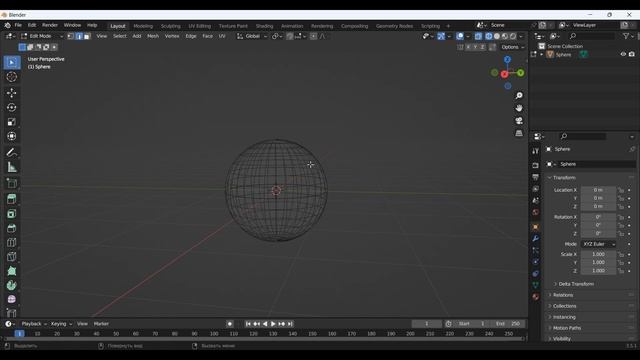 разрезать объект на пополам #blender 3d #графический дизайн смотреть онлайн