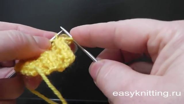 Узор Ажурные дорожки спицами