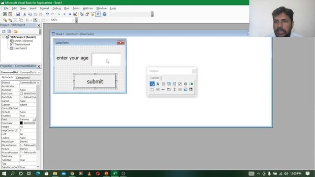 EXCEL VBA TELUGU PART - 38 || USER FORM IN VBA TELUGU || LABEL || TEXTBOX || COMMAND BUTTON || смотреть онлайн