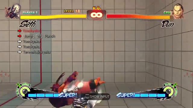 Super Street Fighter IV - Seth Trial #18 смотреть онлайн