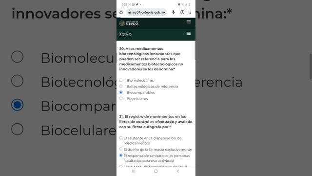 Examen SICAD COFEPRIS 19.01.2023, aprueba a la primera y obtén tu constancia смотреть онлайн